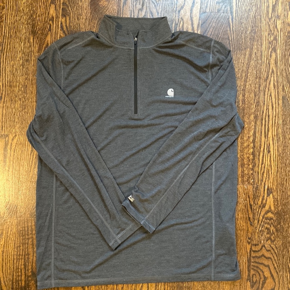 Carhartt half-zip dri fit long sleeve t-shirt